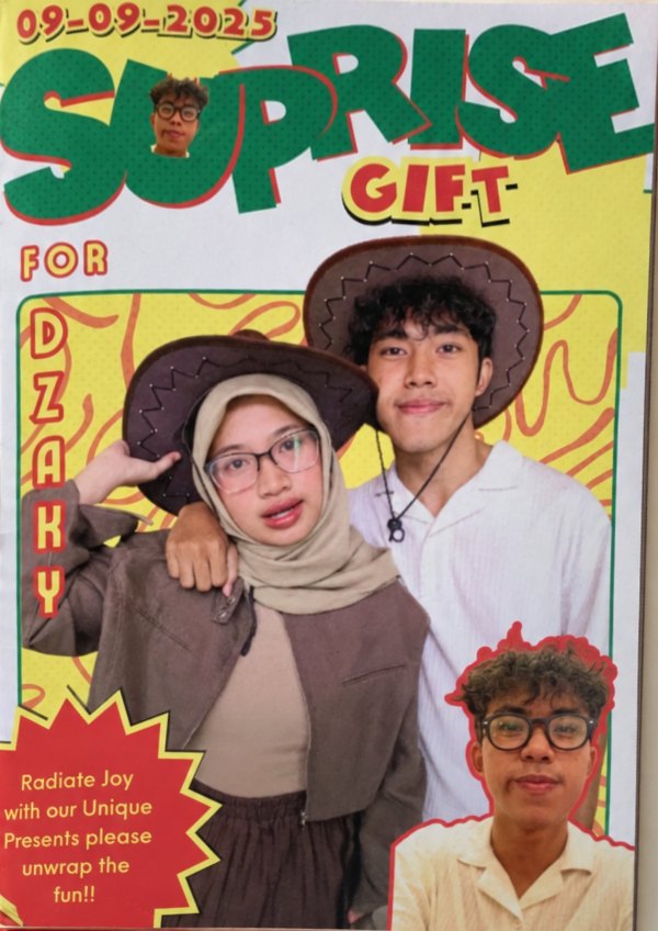 Sampul majalah tema Joyful Moment