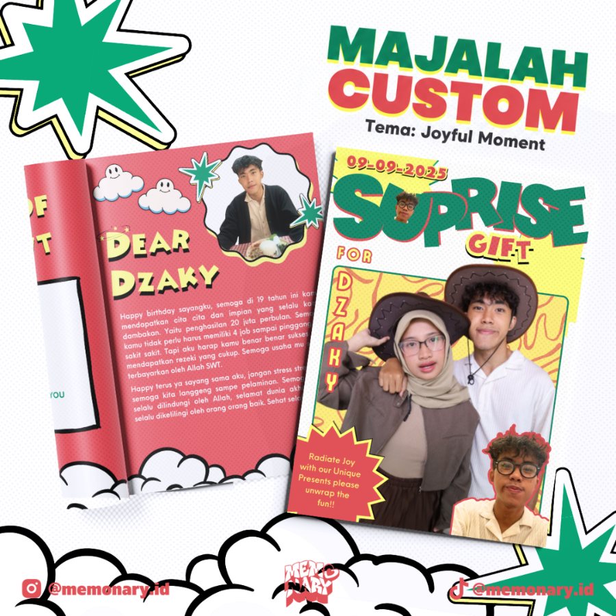 Majalah custom tema Joyful Moment
