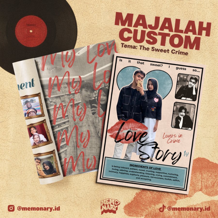 Majalah custom tema The Sweet Crime