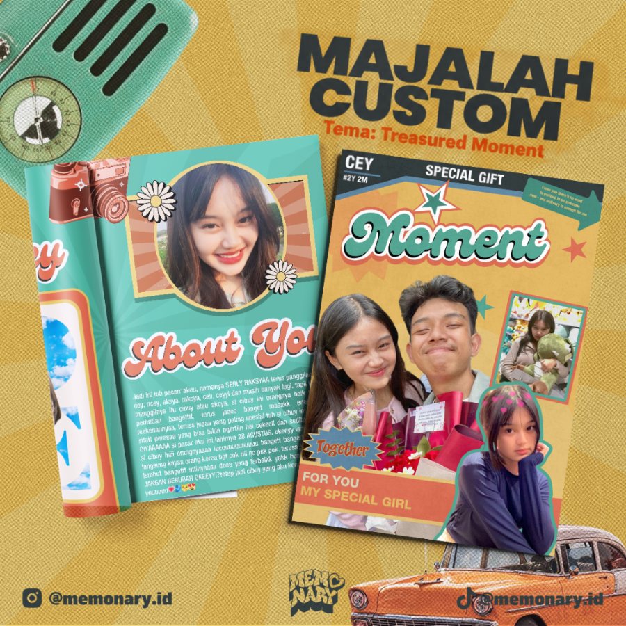 Majalah custom tema Treasured Moment